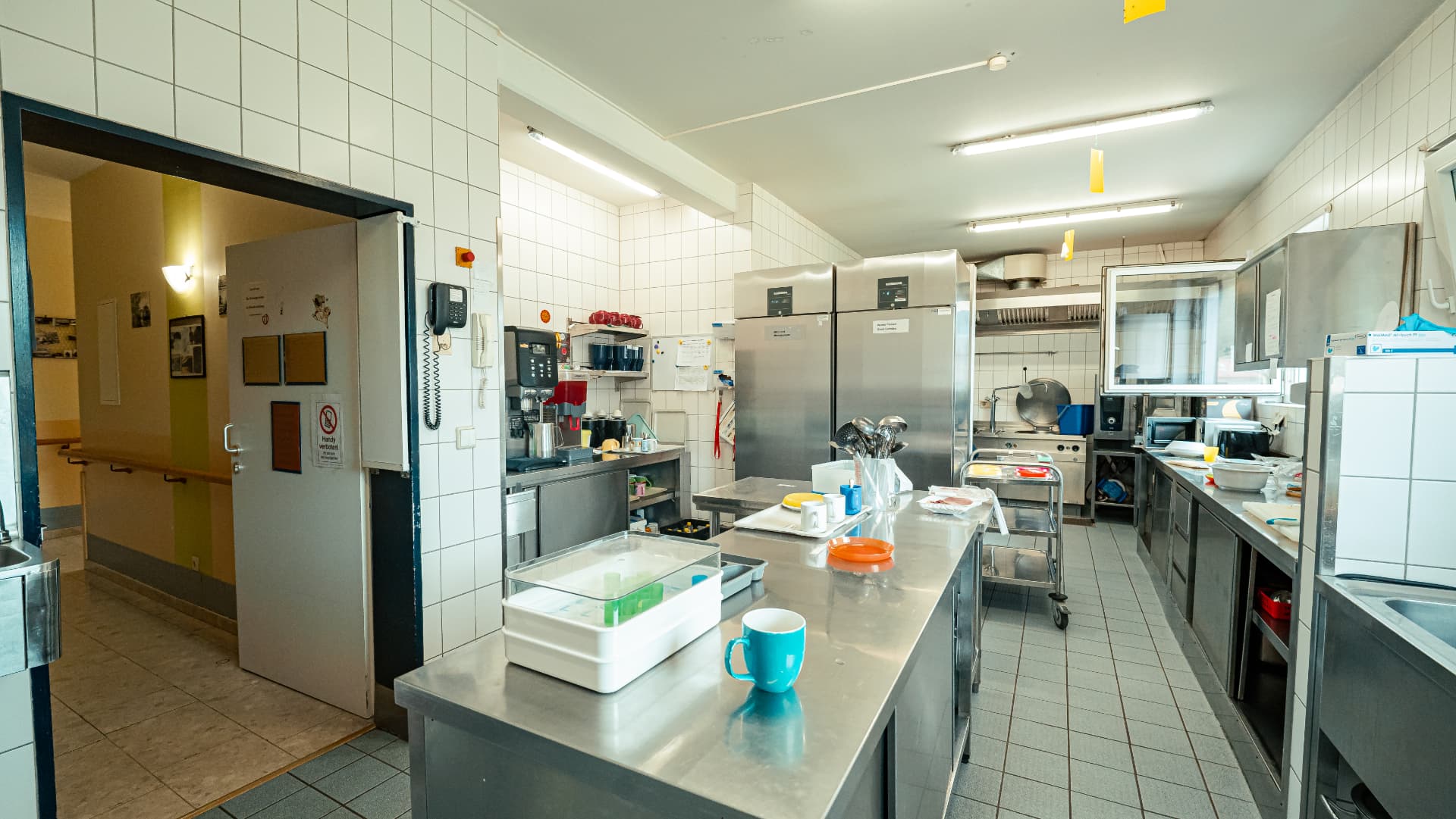 Vorbereitung in der Küche